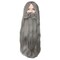 The Costume Center 28" Brown Wizard Men Adult Wig and Beard Set Halloween Costume Accessory - One Size